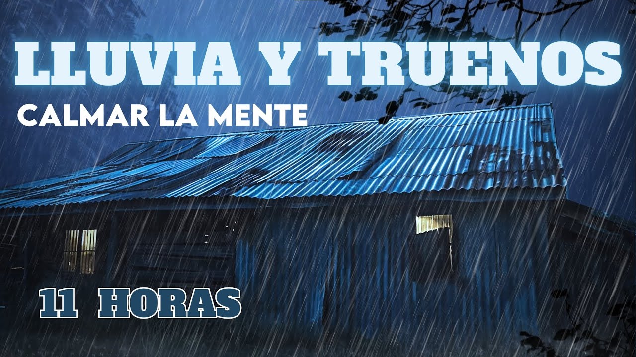 Dormirse en menos de 5 minutos con fuertes lluvias y truenos en el ...