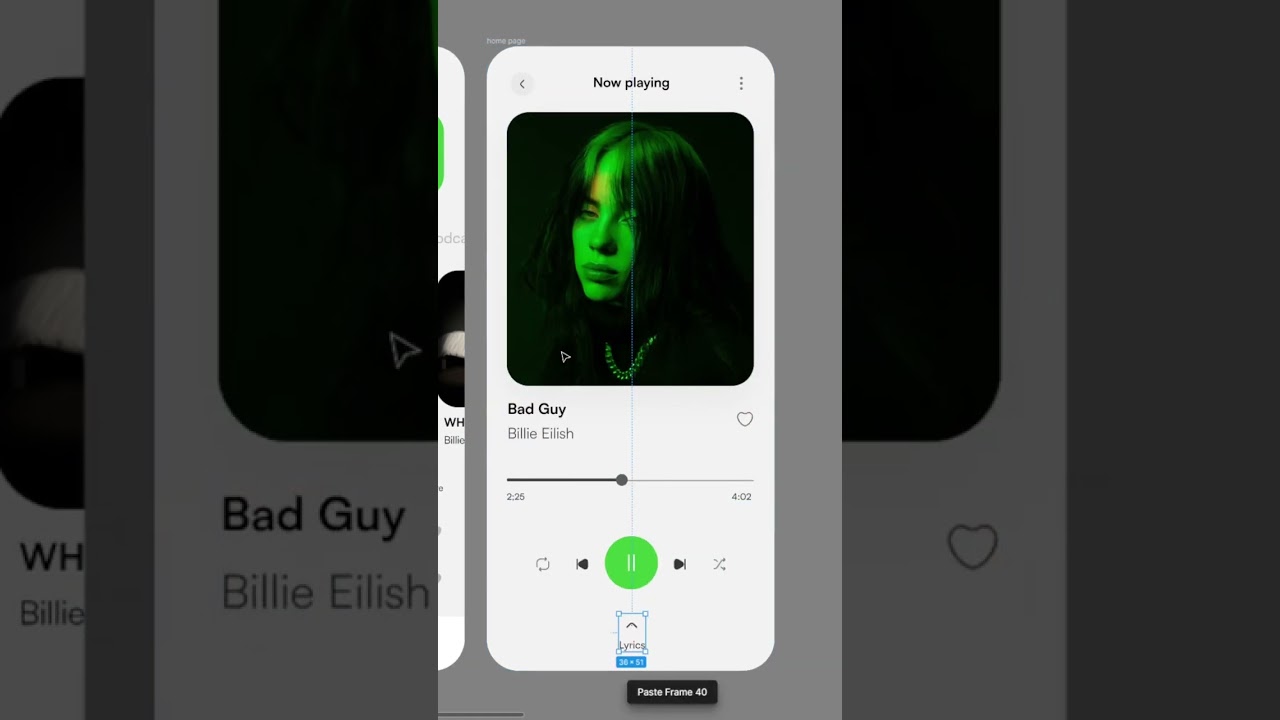 Spotify Redesign In Figma 15 Sec
