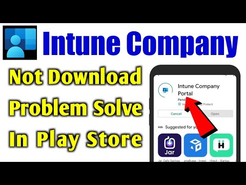 Intune Company App Not Install Download Pending Problem Solve In Google Play Store Ios
