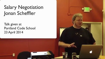 Salary Negotiation with Jonan Scheffler