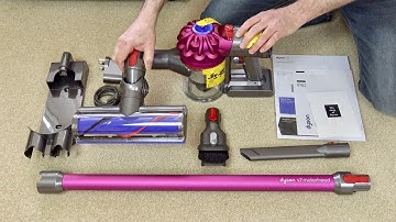Беспроводной пылесос Dyson V7 Motorhead Первый взгляд и быстрая демонстрация