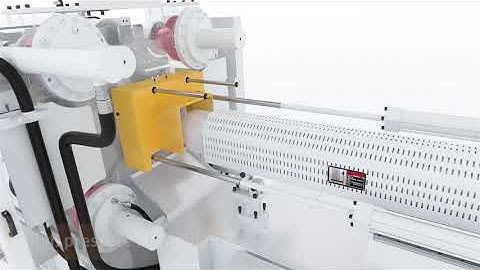 LK FORZA FA550 3D animation | Injection molding Machine