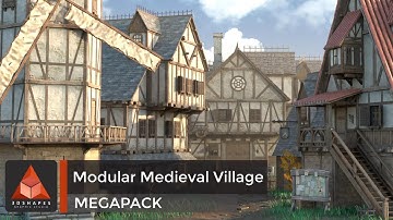 Modular Medieval Village MegaPack  | Unity 3D | Game-Ready Assets