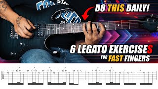 6 Amazing Legato Guitar Exercises With Guitar Shred Guitar Lesson