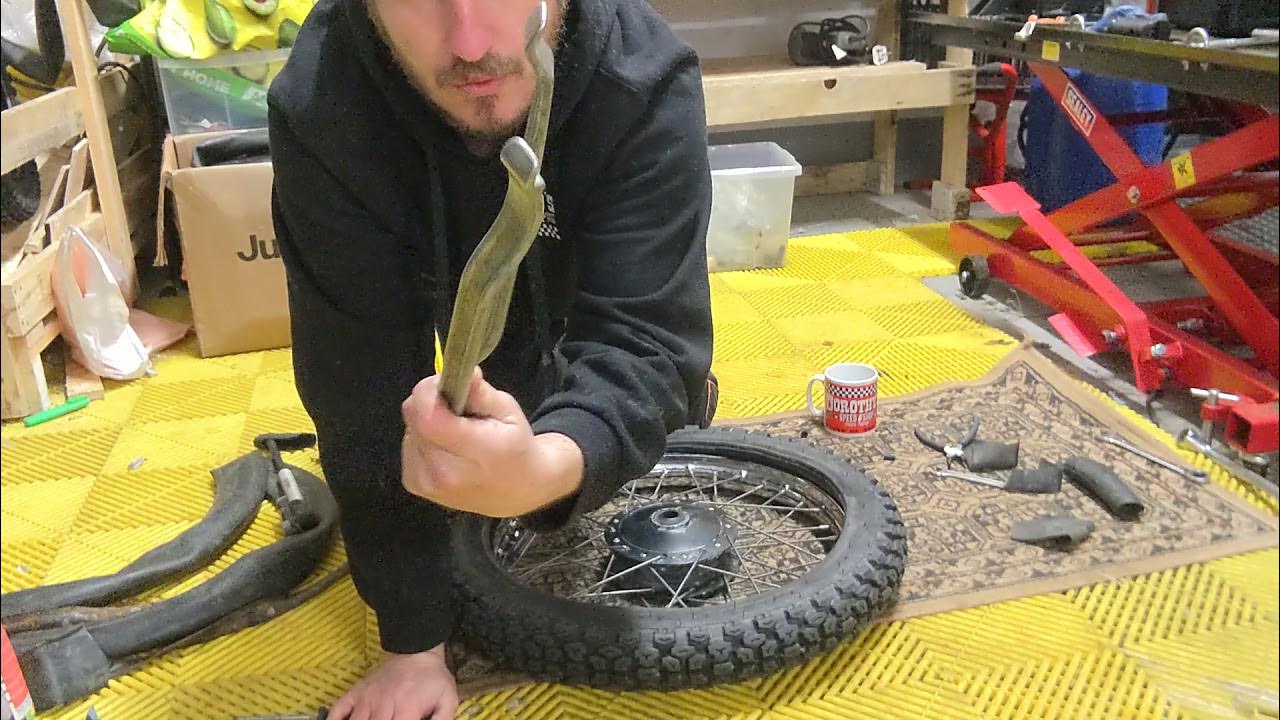 How to Change ADV Motorcycle Tires Using the Baja No Pinch Tool (Gear and  Beer Ep3) 