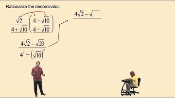 Rationalizing a Denominator using a Conjugate