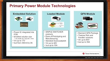 Why are so Many Engineers Choosing Power Modules? -- Mouser and TI