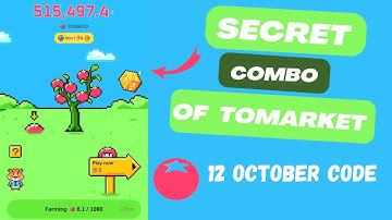 Tomarket Secret Daily Combo For October 12 2024 | Tomarket Secret Combo Today 12 October