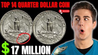 The Top 14 Rare D Washinton Quarter Dollar That Could Make You a Millionaire  COINS WORTH MONEY