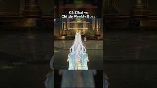 C6 Zibai vs Childe Weekly Boss