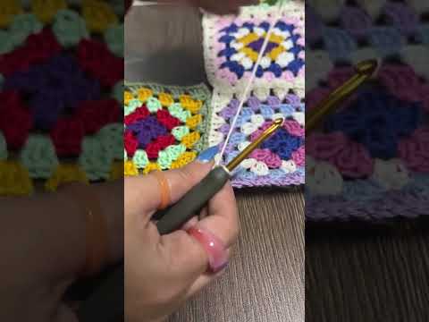أفضل طرق تشبيك مربعات الجراني في الكروشيه كروشية كروشيه Crochet Handmade مشاريع كروشيه Diy 