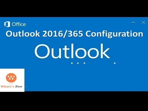 How to Setup Outlook 2016 Email account | Outlook 2016/365 POP/IMAP Configuration