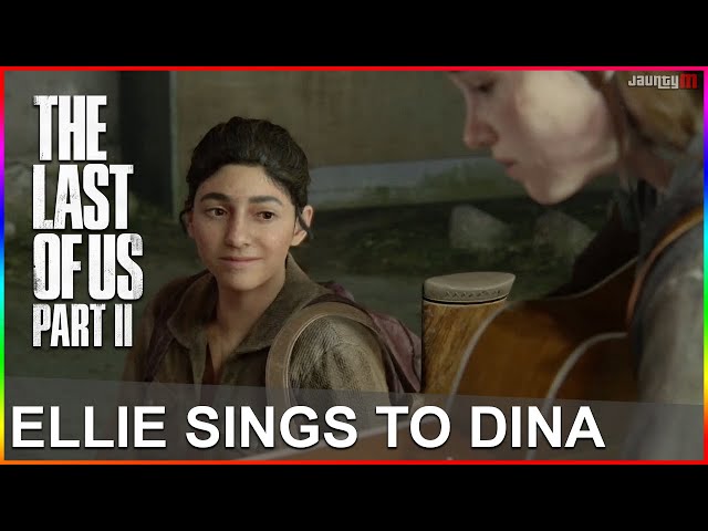 Ellie Sings to Dina - Take on Me (The Last Of Us Part 2) 