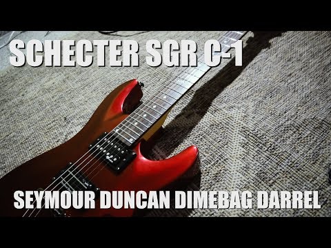 Schecter SGR C-1 & SEYMOUR DUNCAN Dimebag Darrel // REVIEW