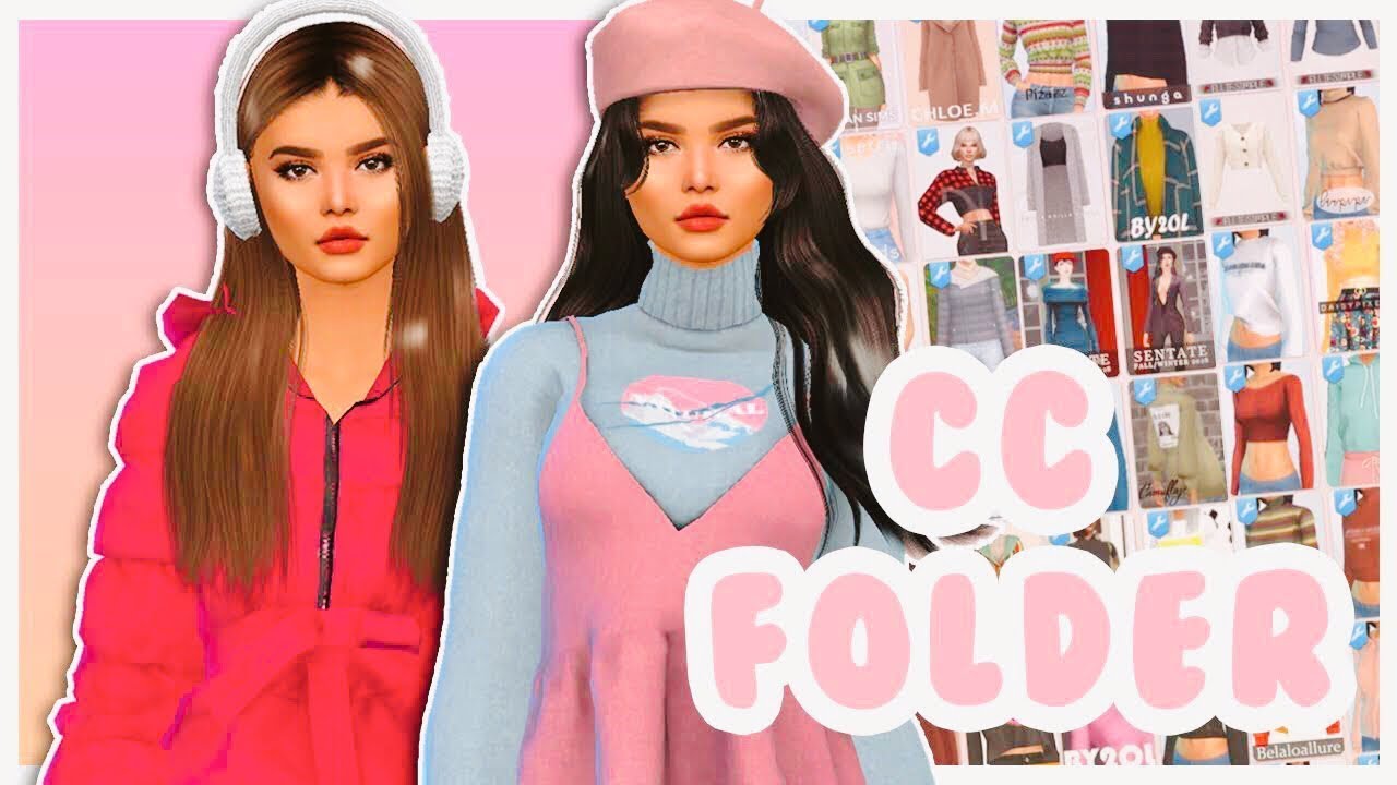 FEMALE WINTER CLOTHES CC FOLDER ️ The Sims 4: Female CC Folder MODS ...