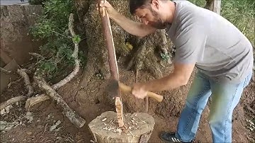 Roughing Out a Yew Bow with Hand-Tools: Part 1