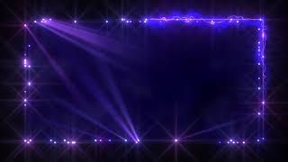 Blue Classic Light-Show Border ~ 4K Moving Backgrounds for Edits ~ Live Wallpaper ~ Vj Dj Visuals
