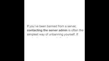 How to get unbanned from ANY server working 0000-2022! 101% accuracy!