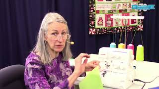 Tutorial on Sewing a Rolled Hem Using the Janome 8002D Serger Overlock Machine