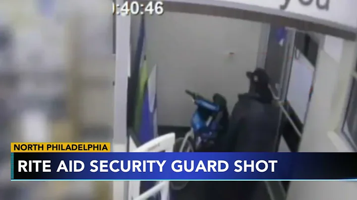 Video shows alleged gunman wanted for shooting Rite Aid security guard