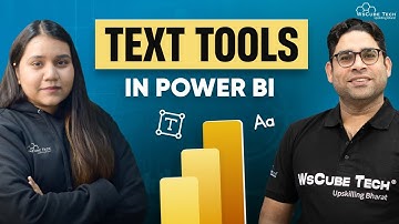 How to Use Text Tool in Power BI with Example | Learn Power BI for Beginners