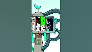 Sprunki OC Casi & Mr. Fun Computer SYMBIOSIS Fight Phases #sprunki #incredibox #incrediboxsprunki