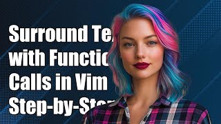 How to Surround Text with Function Calls in Vim: A Step-by-Step Guide