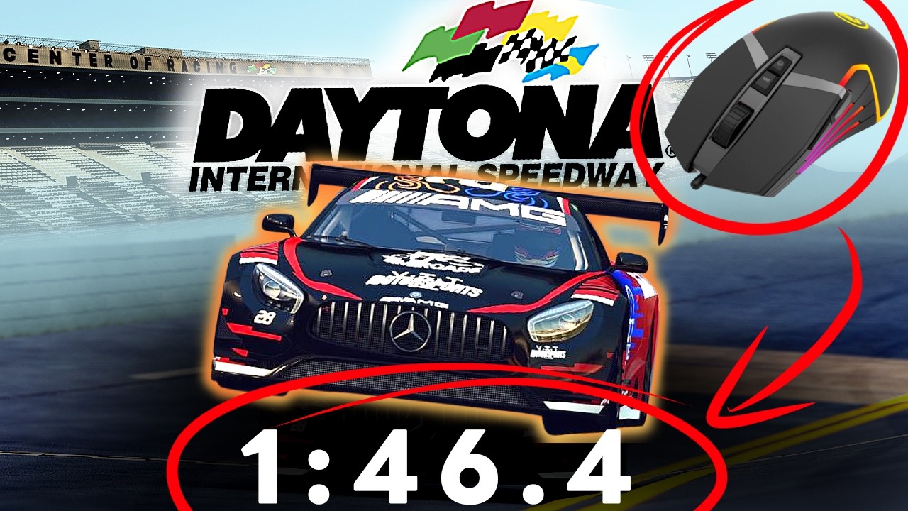 (Mouse) Full send in Daytona International Speedway with Mercedes AMG GT3