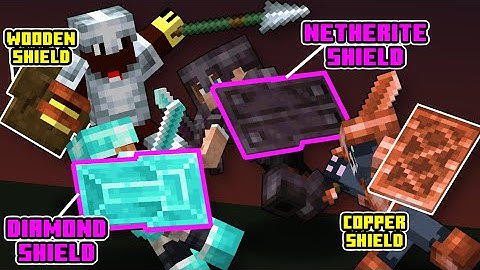 We added Shields for all Tiers! | "Barely Default Data Pack" Update (Vanilla Minecraft)