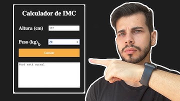 Criando uma calculadora de IMC com JavaScript