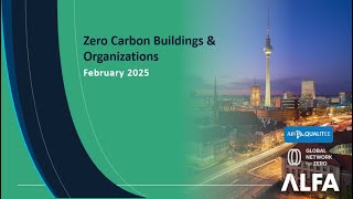 Zero Carbon Buildings, Chen Shalita World Net Zero Summit, Berlin
