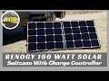 Renogy 100 Watt Solar Suitcase with Charge Controller | Product Review | Portable Solar Solution