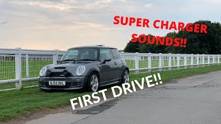 FINALLY THE FIRST DRIVE OF THE PROJECT TRACK MINI R53 COOPER S