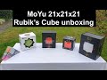 Unboxing of the MoYu 21x21x21 Rubik's Cube puzzle