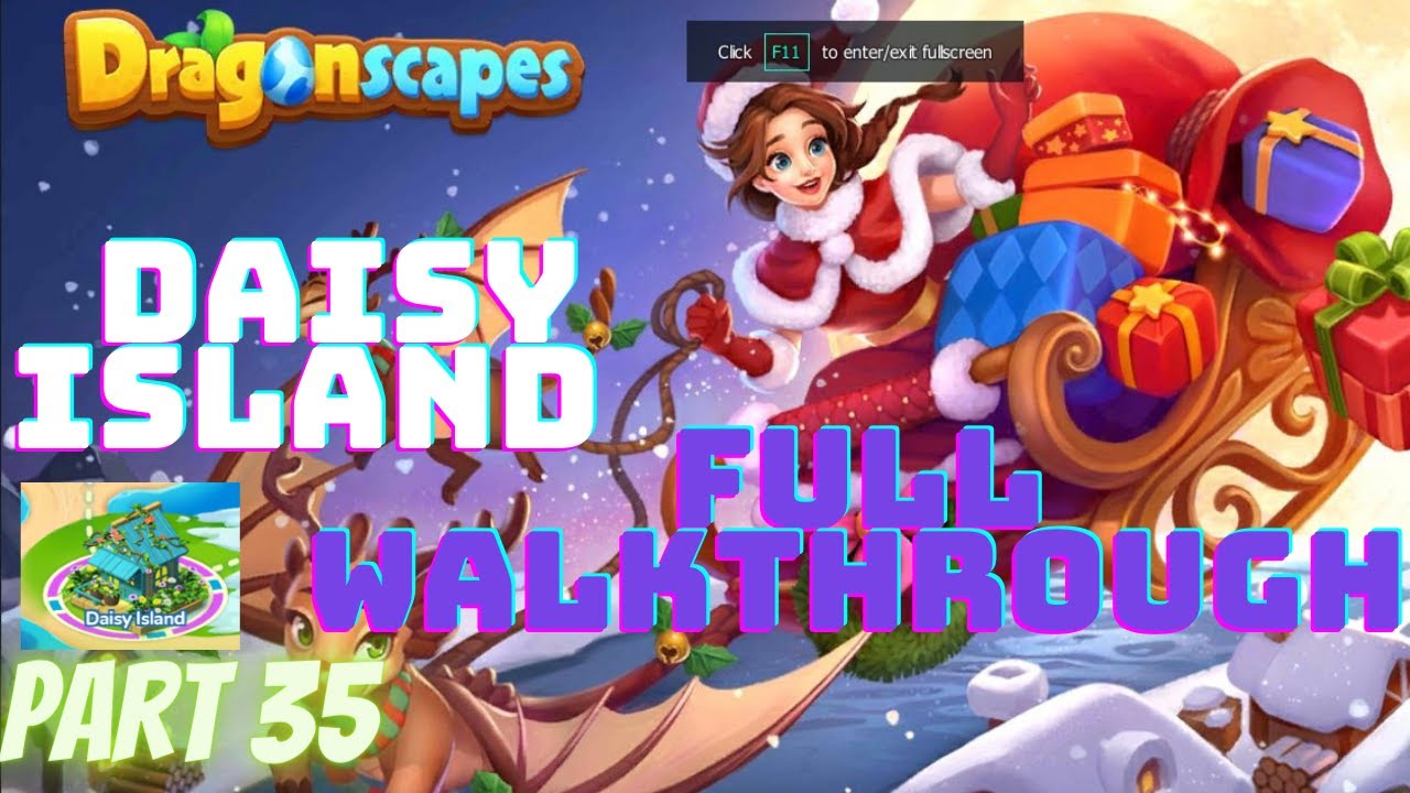 Dragonscapes Adventure daisy Island Full Walkthrough YouTube