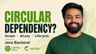 Circular Dependency in Spring | Bean Scope, Lazy & Eager Beans | Spring Boot Full Course #6