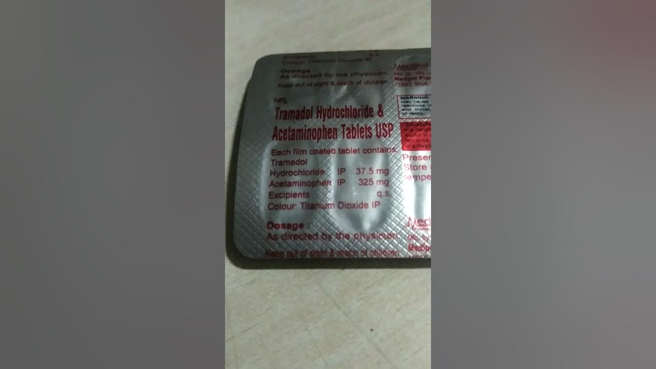 Tablet ultracet Tramadol hydrochloride & acetaminophen (USE IN HINDI
