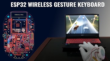 Gesture Controlled HID Bluetooth Keyboard using ESP32