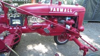 farmall a engine install and cold start pt 6