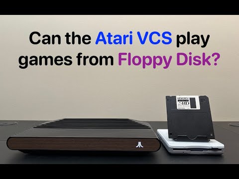 Can the Atari VCS (2021) play games from Floppy Disk?
