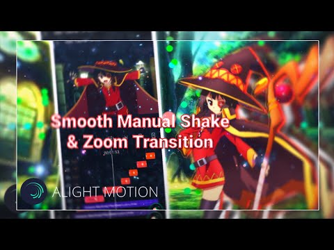 AMV Tutorial | Smooth Manual Shake & Zoom Transition for Raw style | ALIGHT MOTION