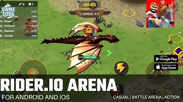 Rider.io | Gameplay for Android and iOS | Action Battle Arena | Gamesoda