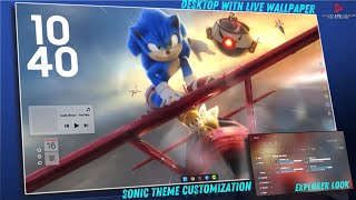 Sonic X theme Customization For Windows 11 | Make Your Windows Look Like Fabulous screenshot 1
