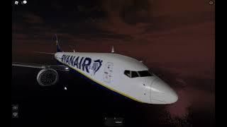 Ryanair flight(no edits) pt1