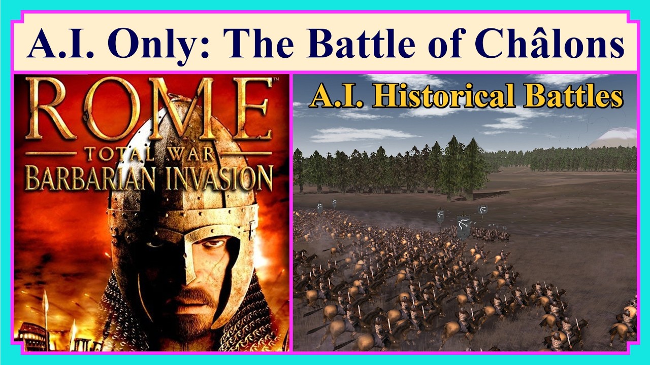 The AI fight the battle of Châlons | Historical Battles | Rome Total ...