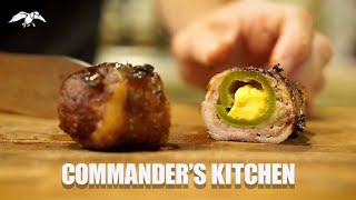 COMMANDER'S KITCHEN // Armadillo Eggs and Duck Poppers with Jay Stone