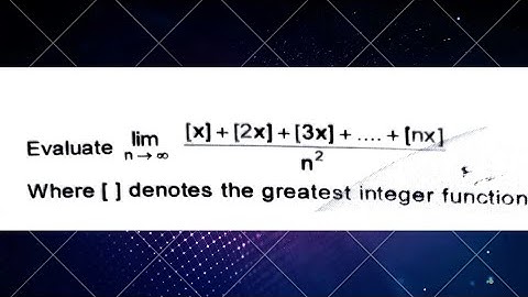 Limit of greatest Integer Function by using sandwich Theorem