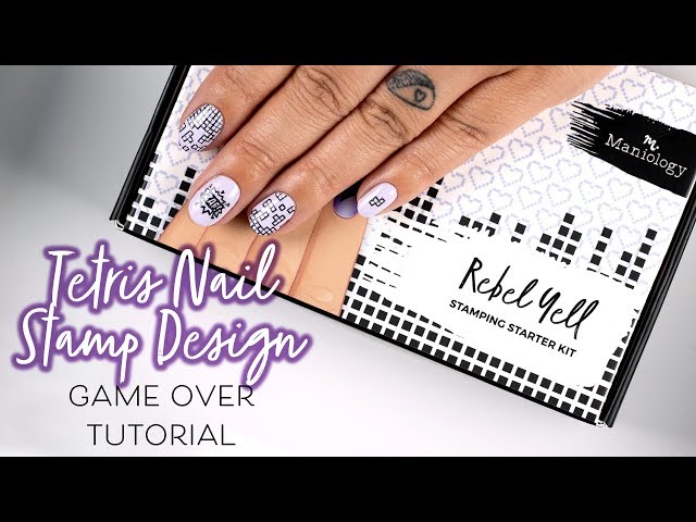 Rebel Yell Level Up Nail Stamping Plate