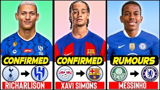 ALL LATEST CONFIRMED TRANSFER SUMMER AND RUMOURS 2024🔥Richarlison, Sesko, Anthony Gordon, Ten Hag✅