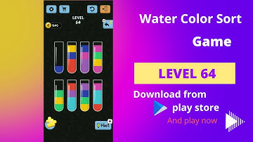 water color sort level 64//Android Games 2022